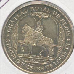 Dept41 - Chateau royal de Blois - statue équestre Louis XII - 2007