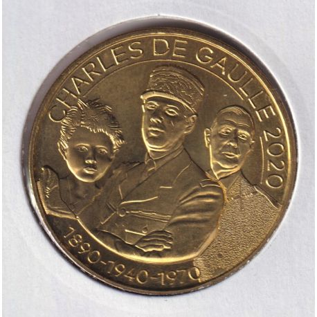Dept52 - Charles De Gaulle - 1890-1940-1970 - 2020 - Colombey   - Colombey les 2 églises