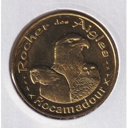 Dept46 - Rocher des aigles - 2018 - 3 aigles - Rocamadour 
