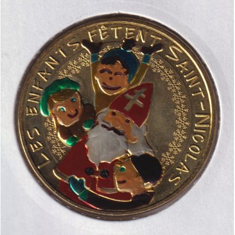 Dept54 - les Enfants fêtent st-Nicolas - 2021 couleur - Nancy