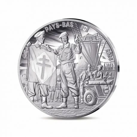 10 Euro 2025 - Soldat Français - 80e anniversaire Victory in Europe Day - argent Belle épreuve
