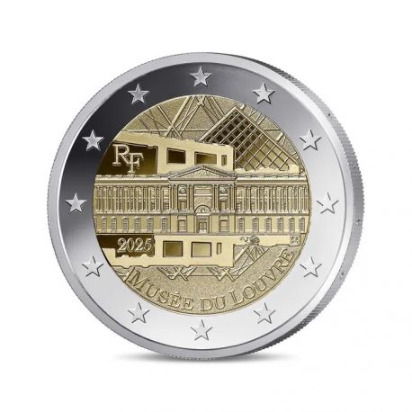 2 Euro 2024 - Musée du Louvre - Belle épreuve