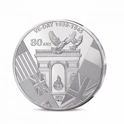 10 Euro 2025 - 80 ans du V-E DAY - argent