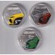 Italie - Coffret Lamborghini - 3 x 5 Euro 2025 - argent