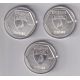 Italie - Coffret Lamborghini - 3 x 5 Euro 2025 - argent