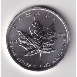 Canada - 5 Dollars 2012 - Mapple leaf - 1 once argent - Neuf