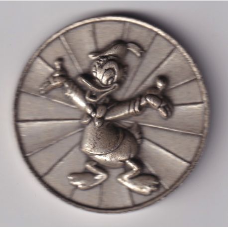 Médaille - Donald - Collection monde merveilleux Disney