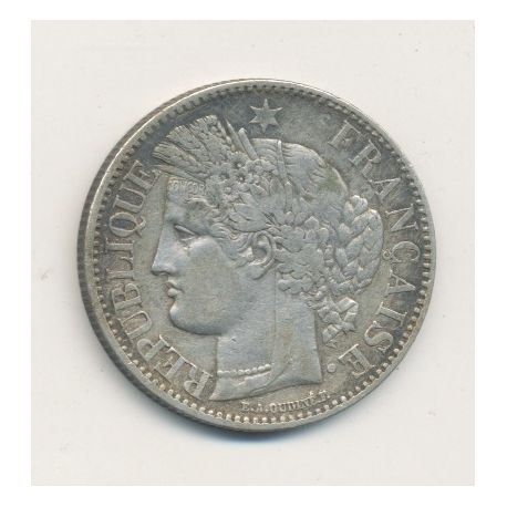 Cérès - 2 Francs - 1850 A paris - 2e République