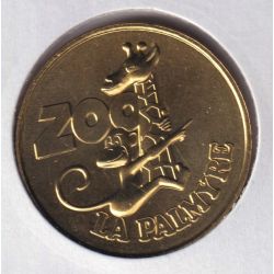 Dept17 - Zoo la Palmyre - 2023 - Girafe et mascotte N°2