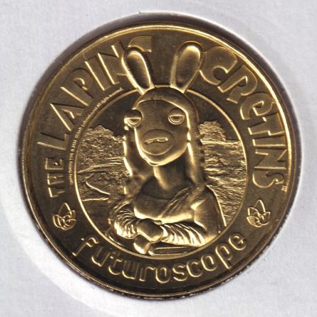 Dept86 - lapin crétin Mona Lisa - 2022 - Futuroscope - Poitiers