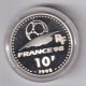 10 Francs - Coupe du monde 98 - Brésil - argent BE