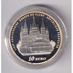10 Euro 2010 - 110e anniversaire de Cluny - Europa - argent BE