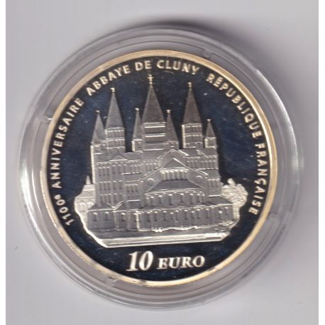 10 Euro 2010 - 110e anniversaire de Cluny - Europa - argent BE