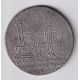 Médaille - Bucher du trône de Louis philippe - 1848 - place de la bastille - étain - 48mm