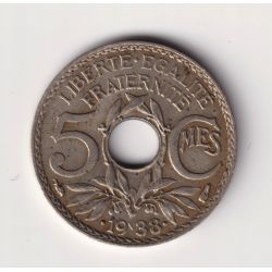 5 Centimes Lindauer - 1938 étoile - TTB