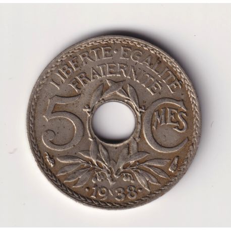 5 Centimes Lindauer - 1938 étoile - TTB