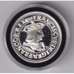 Médaille - Refrappe Teston François 1er - argent 10g - 30mm - 5.000 ex