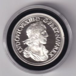 Médaille - Refrappe Écu de Warin 1642 A Louis XIII - argent 10g - 30mm - 5.000 ex