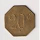 20 centimes Tramway - La Rochelle - laiton - sans TLR - SUP