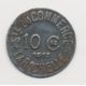 La Rochelle - 10 centimes 1917 - société du commerce - fer