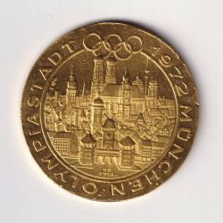 Médaille - Jeux Olympiques Munich - 1972 - or 9,04g 0,999