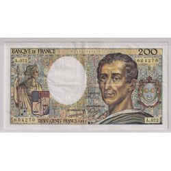 200 Francs Montesquieu - 1989 - A.072 - TTB+