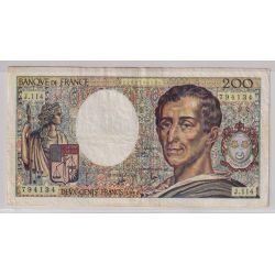 200 Francs Montesquieu - 1990 - J.114 - TTB