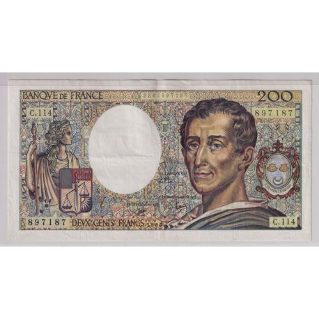 200 Francs Montesquieu - 1990 - C.114 - TTB+