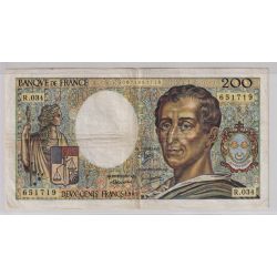 200 Francs Montesquieu - 1985 - R.034 - TTB