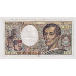 200 Francs Montesquieu - 1990 - TTB - visuel non contractuel