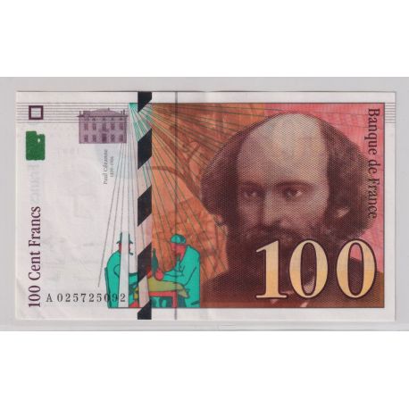 100 Francs Cézanne - 1997 - A - TTB+