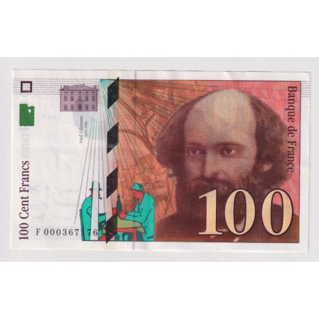 100 Francs Cézanne - 1997 - F - TTB+
