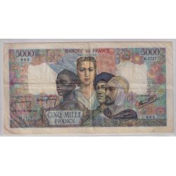 5000 Francs Empire Français - 12.12.1946 - TTB
