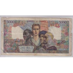 5000 Francs Empire Français - 16.05.1946 - TB