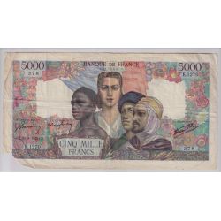 5000 Francs Empire Français - 20.09.1945 - B/TB