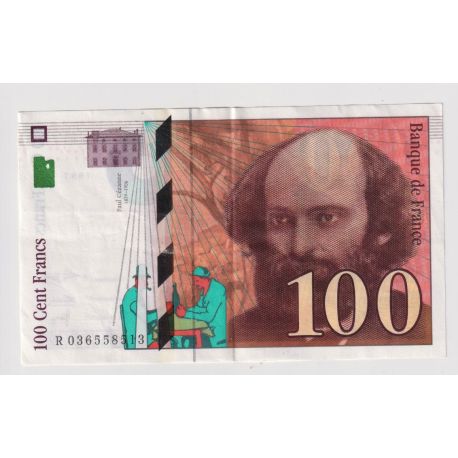 100 Francs Cézanne - 1997 - R - TTB+