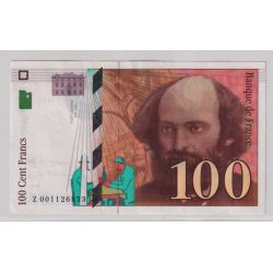 100 Francs Cézanne - 1997 - Z - TTB+