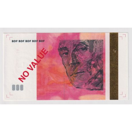 Billet - 20 Euro Ravel - échantillon no value - Neuf
