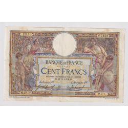100 Francs Luc Olivier Merson - 21.09.1914 - TB+
