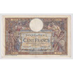 100 Francs Luc Olivier Merson - 27.08.1918 - TTB