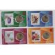 Lot 4 Coincard Vatican  - 4 x 50 Cents 2023 - Pape François - Timbre et monnaie