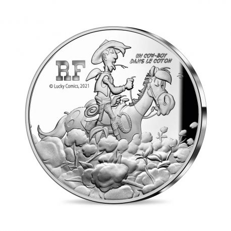 10 Euro 2021 - Lucky Luke 75 ans - argent BE