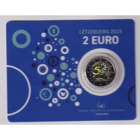 2€ Luxembourg 2025 - 75e anniversaire de la Déclaration Schuman - en couleur