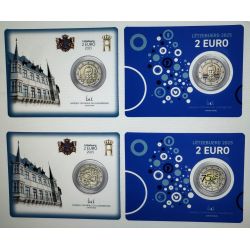 Lot de 4 Coincard différentes -  2€ Luxembourg 2025 