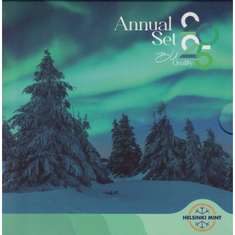 Finlande - Coffret Brillant Universel 2025 - Aurores boréales