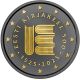 2€ Estonie 2025 - 500 ans littérature estonienne - Finition Ruthénium