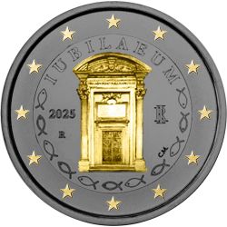 2€ Italie 2025 - Jubilé 2025 - Finition Ruthénium