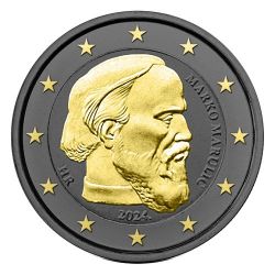 2€ Croatie 2024 - 500e anniversaire de la mort de Marko Marulić - Finition Ruthénium