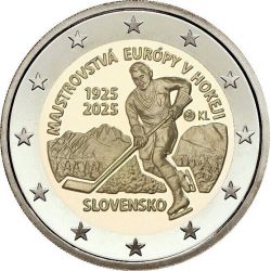 2€ Slovaquie 2025 - Championnats d'Europe de hockey sur glace