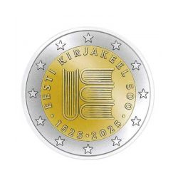 2€ Estonie 2025 - 500 ans littérature estonienne